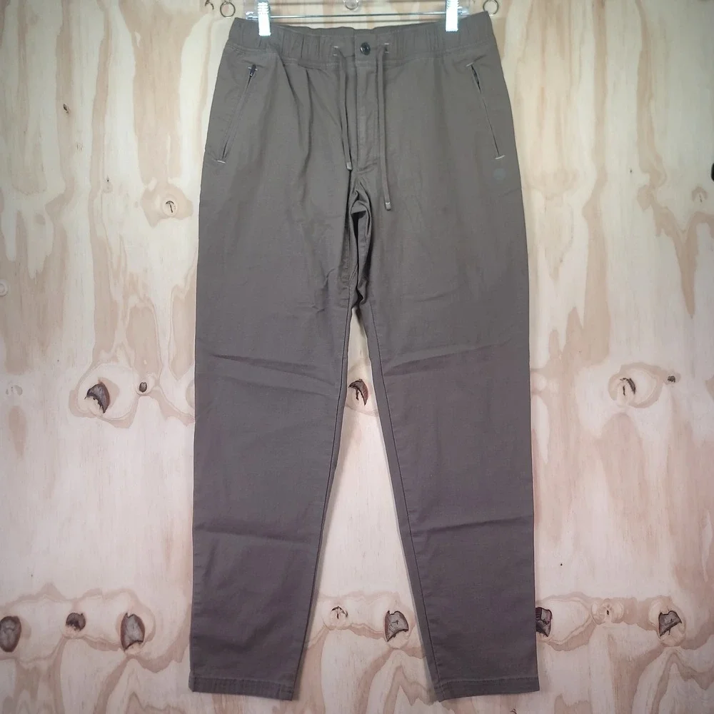 LL Bean Pants Mens M (34) Brown Explorer Ripstop Jogger Casual Outdoor Preppy - Picture 1 of 16